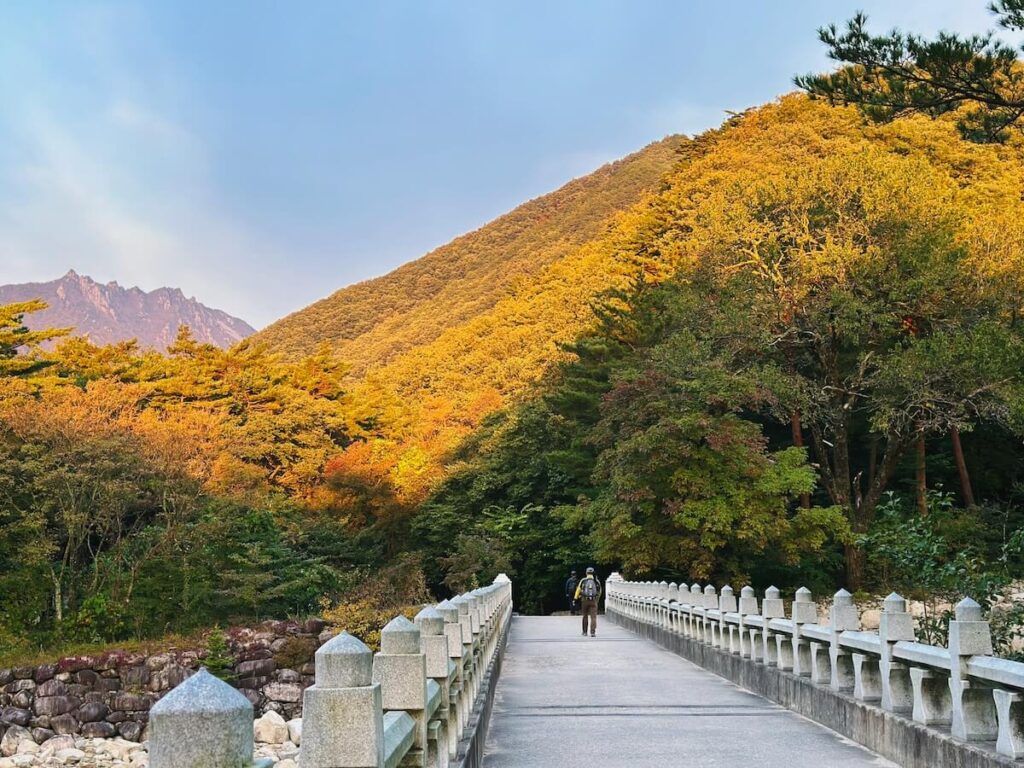 Seokraksan National Park in autumn