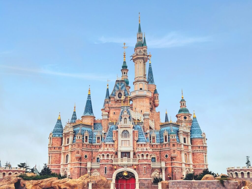 the Enchanted Storybook Castle at Shanghai Disneyland