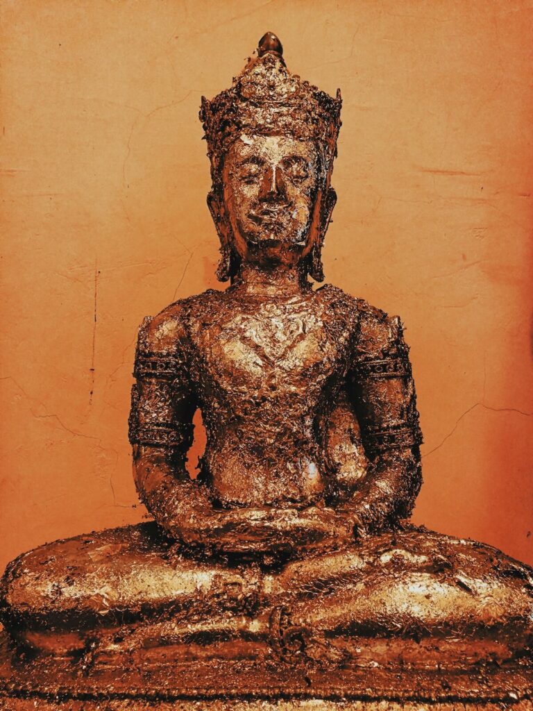 old Buddha statue in Chiang Mai