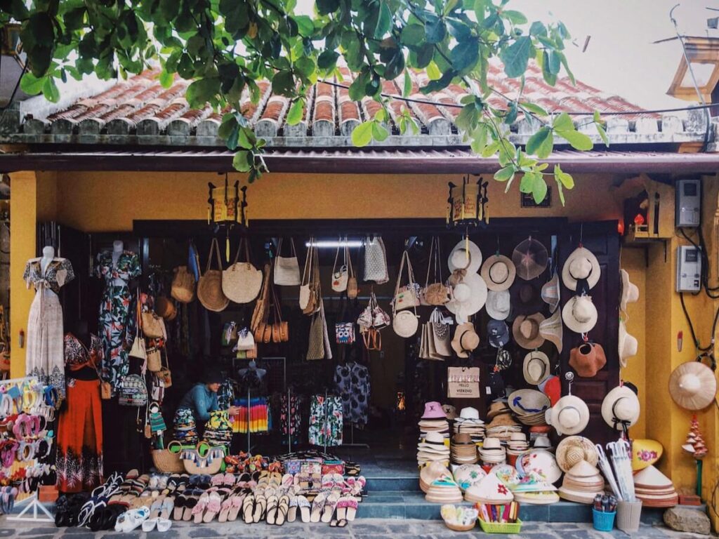 souvenir shop in Vietnam