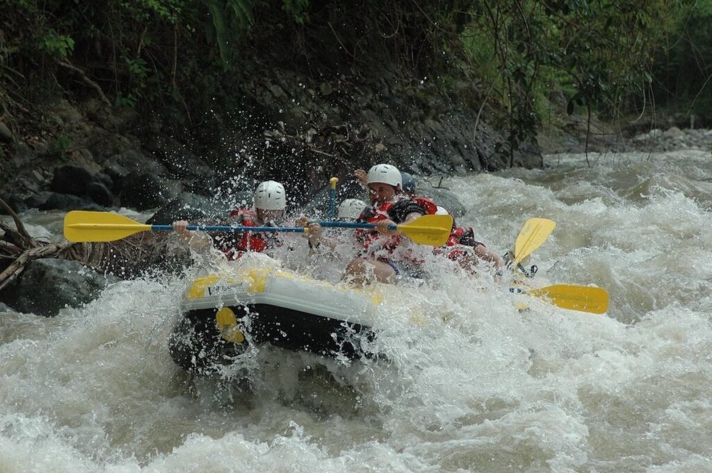 white water rafting