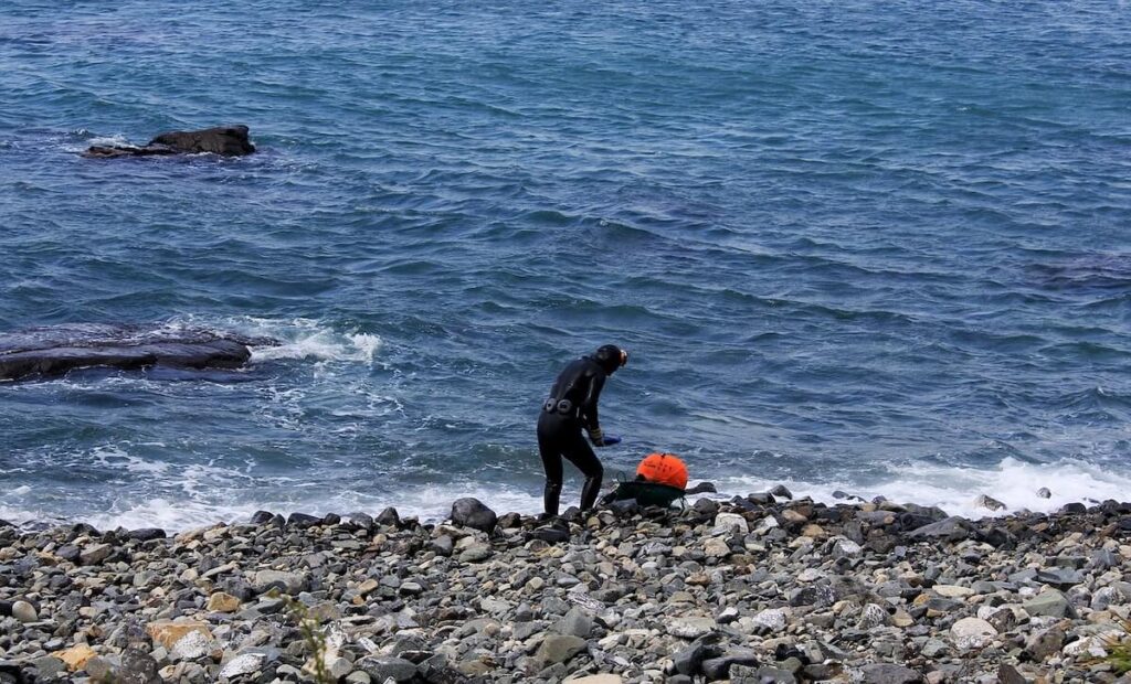 haenyeo diver in Jeju
