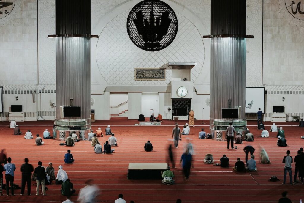 inside Istiqlal Mosque