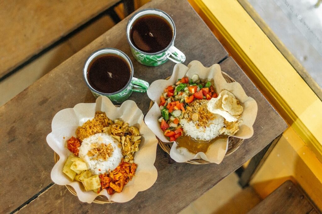 Soto Betawi dishes