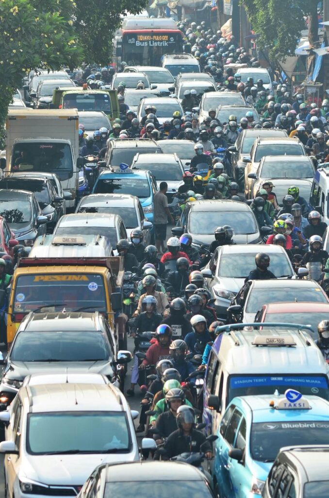 traffic jam in Jakarta