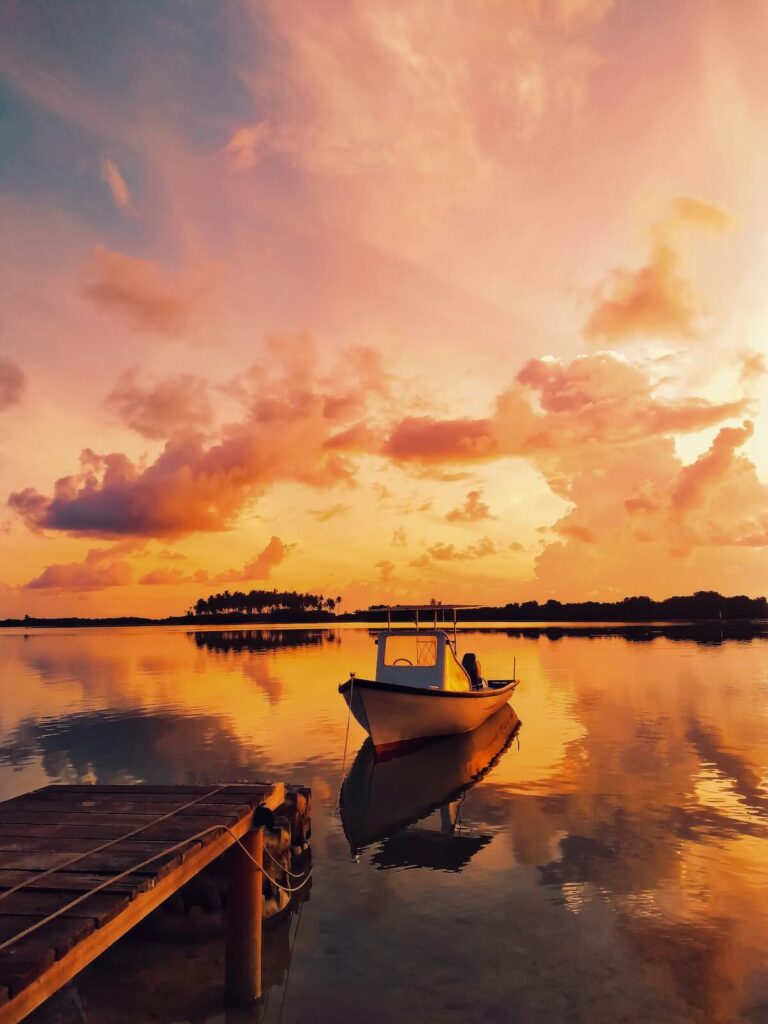 What is the Maldives known for? Its stunning sunset views!