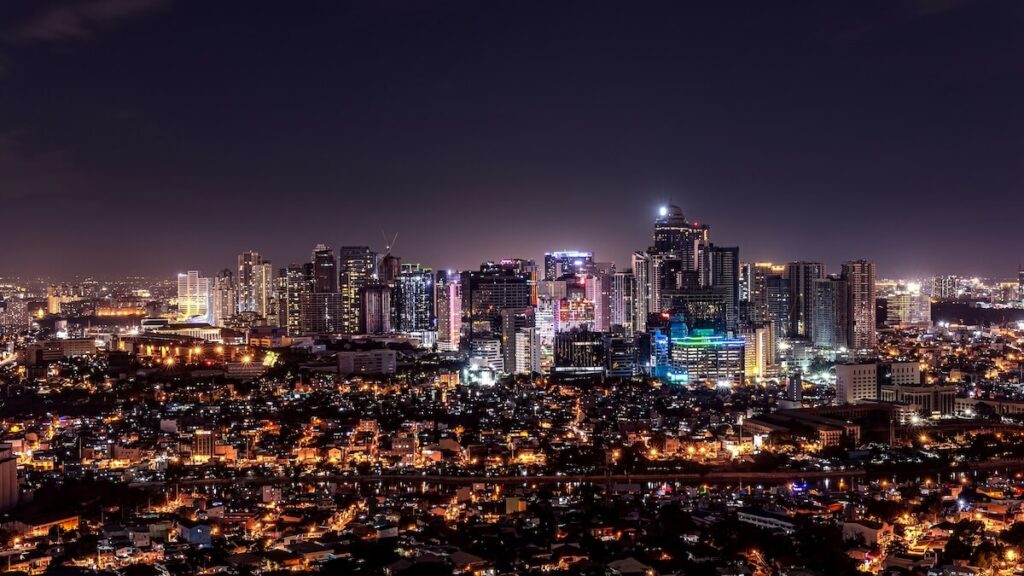 nightscape of Makati City