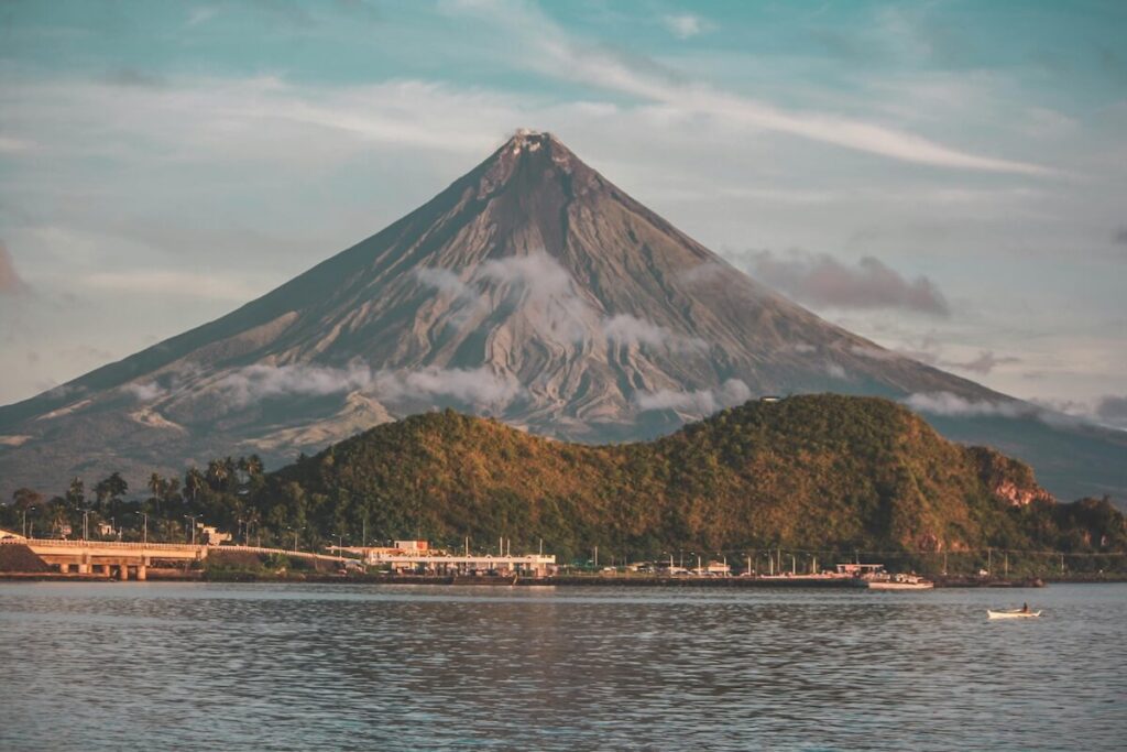panoramic view of Mayon Volcano from Legazpi