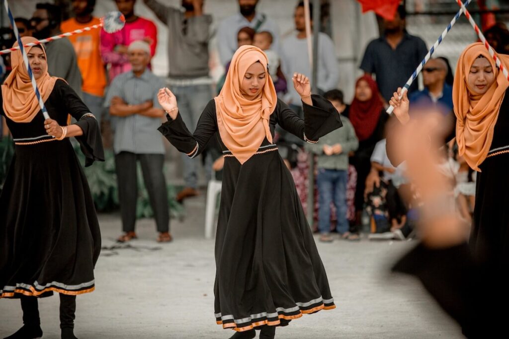Muslim women in the Maldives