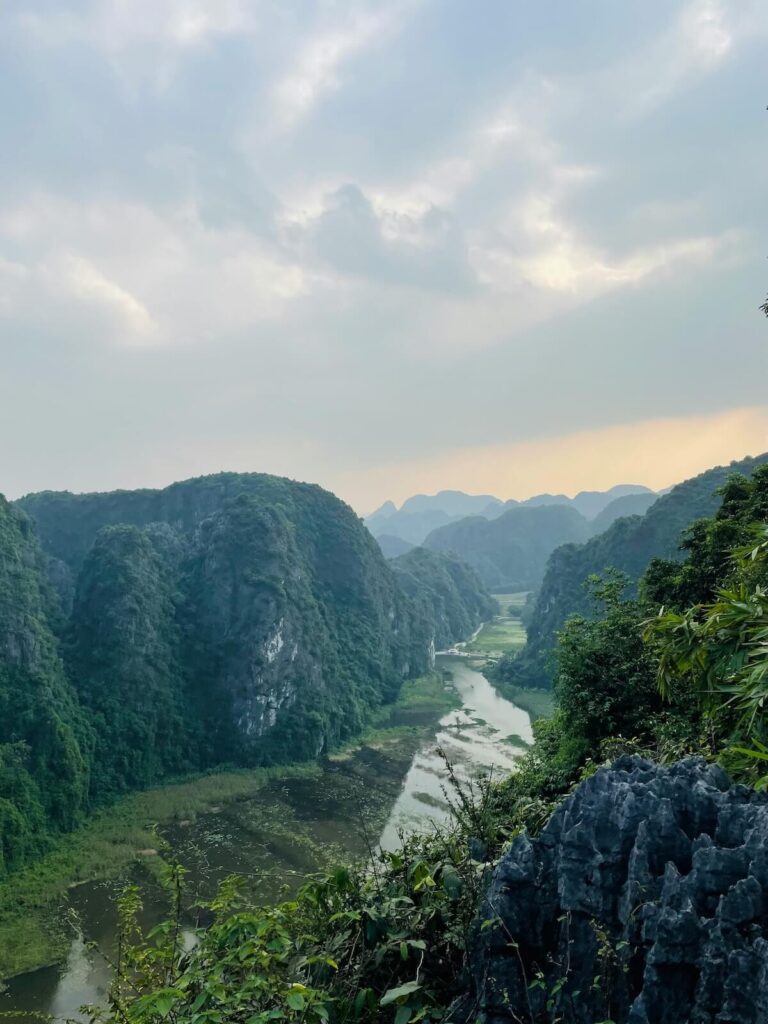 view from Hang Mua (Mua Caves) in Ninh Binh