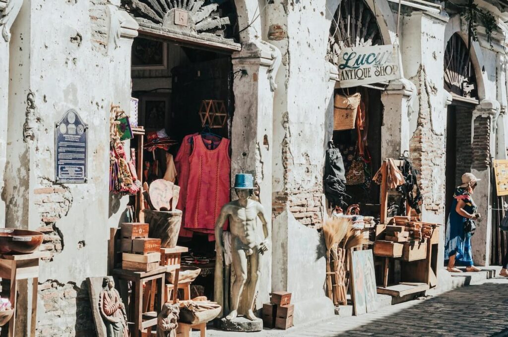 souvenirs from the Philippines, for sale in Vigan, Ilocos Sur