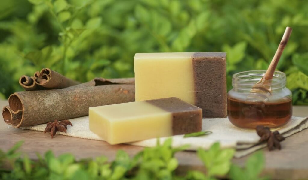 handmade honey cinnamon soap
