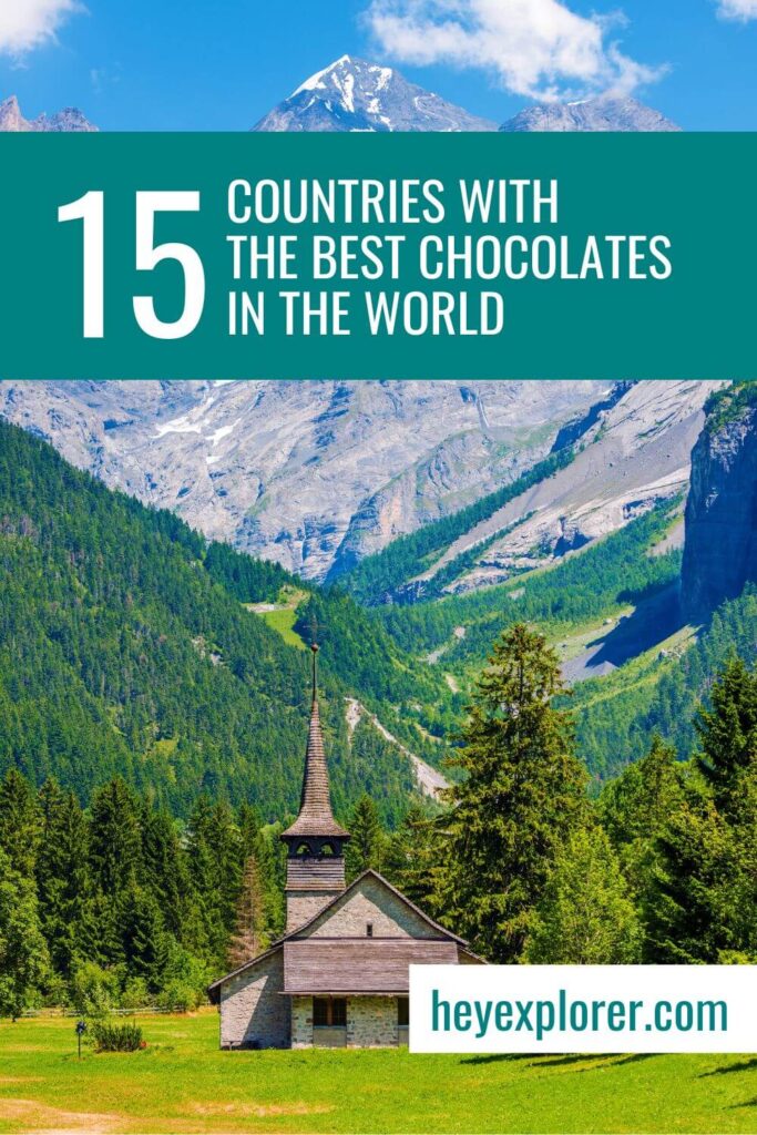 countries with the best chocolates pinterest image
