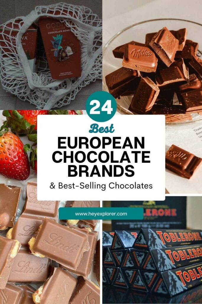 european chocolate brands pinterest image