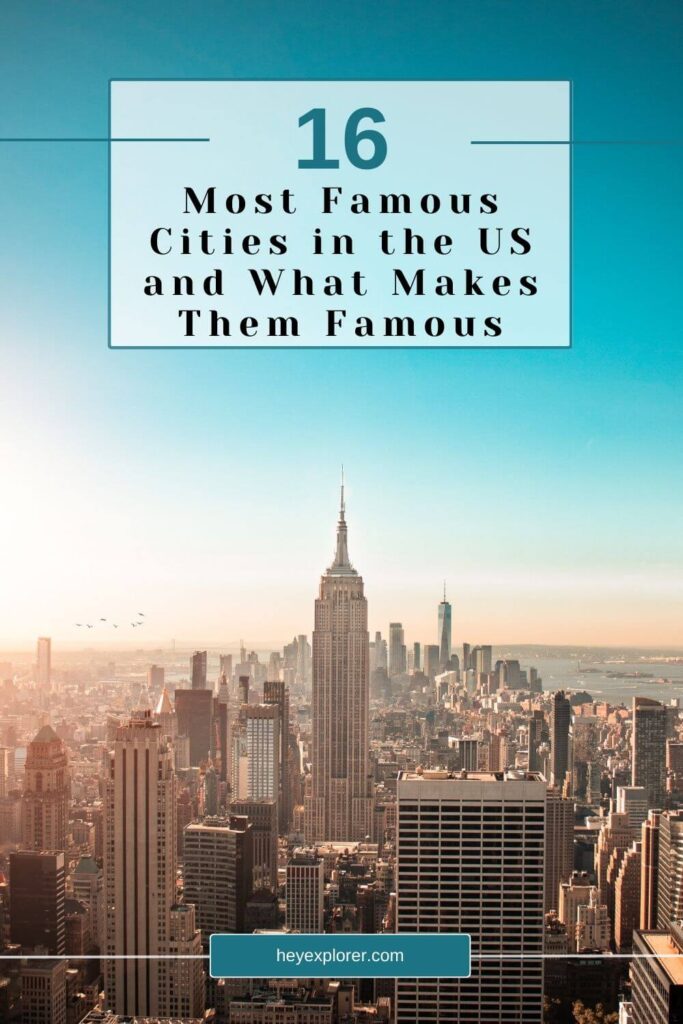 famous cities in the US pinterest image
