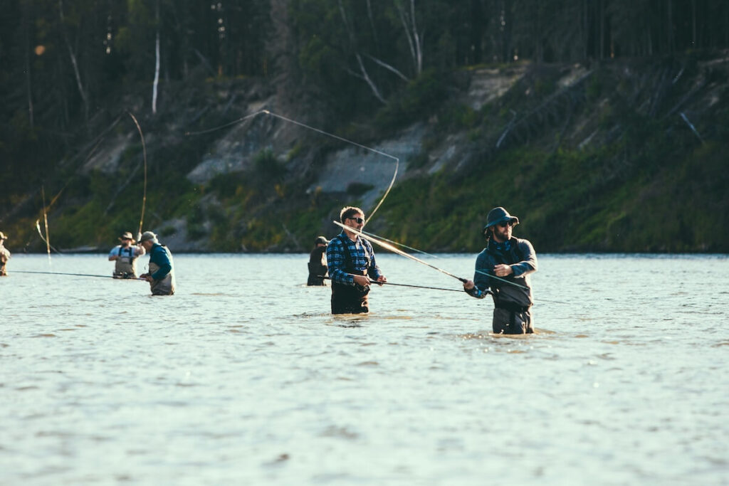 people fishing in Kenai, Alaska