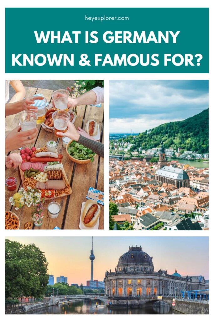 germany is famous for pinterest image