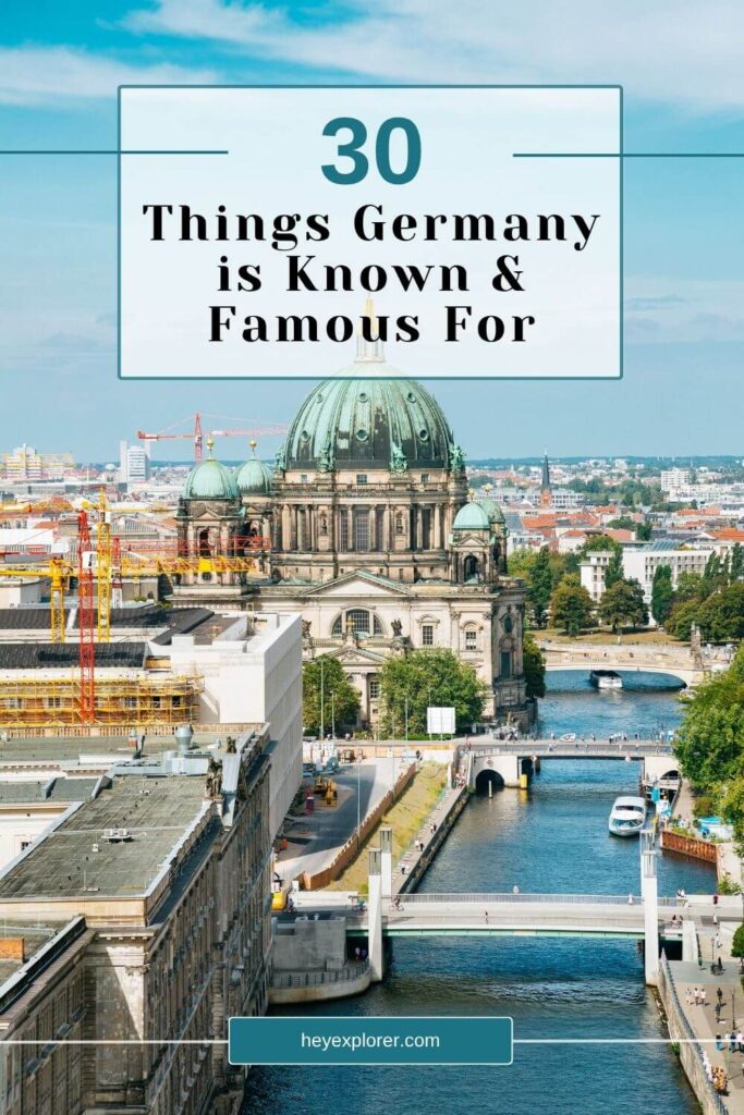 germany is famous for pinterest image