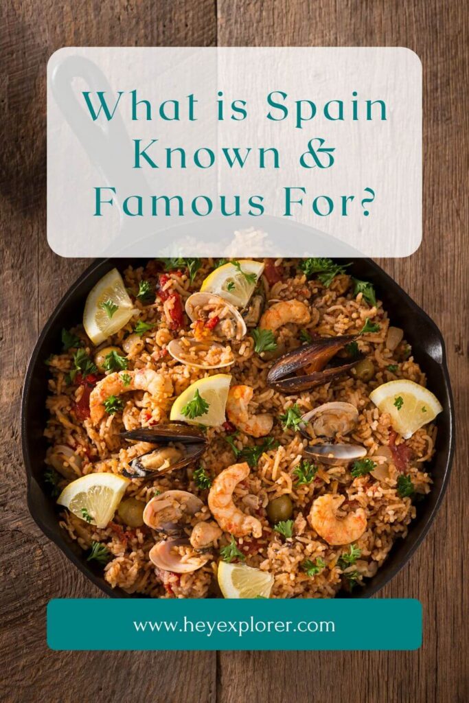 what is spain known for pinterest image