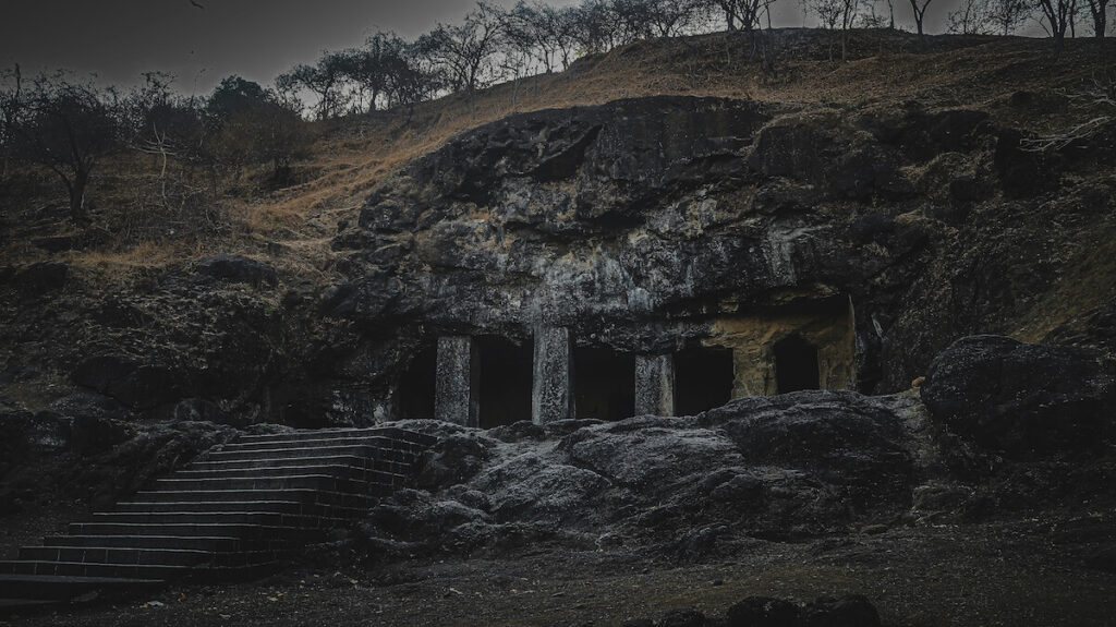 steps by the Elephante Caves