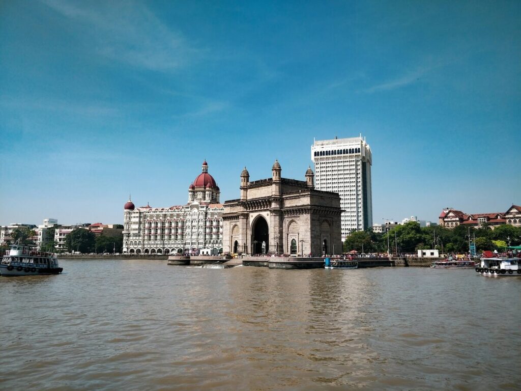 view of Gateway of India from the sea