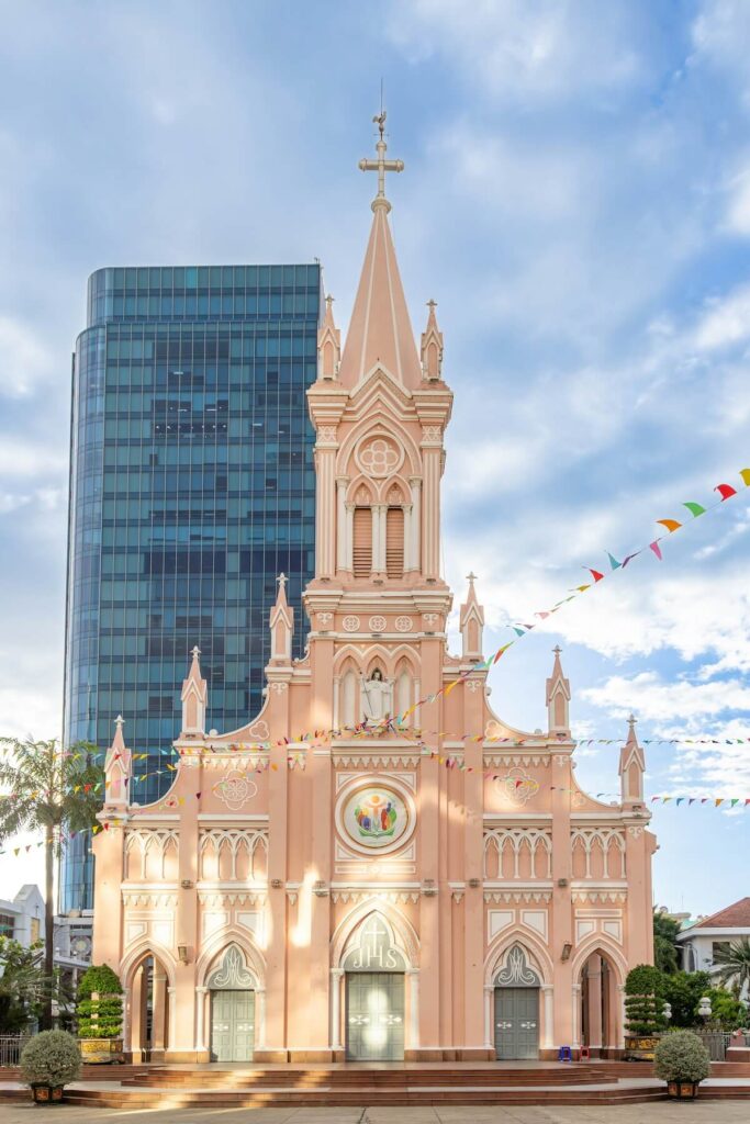 facade of the Da Nang Cathedral
