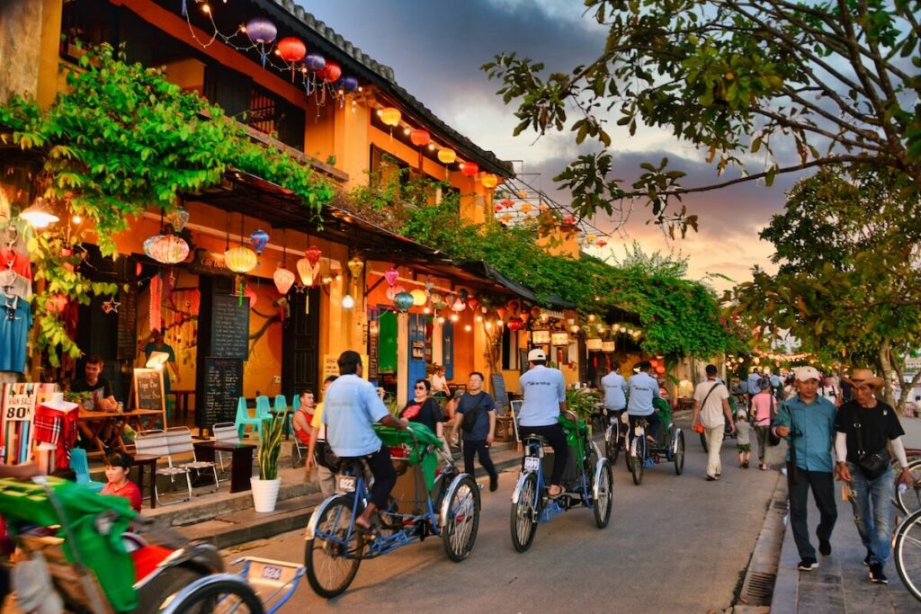 Hoi An Ancient Town at sunset