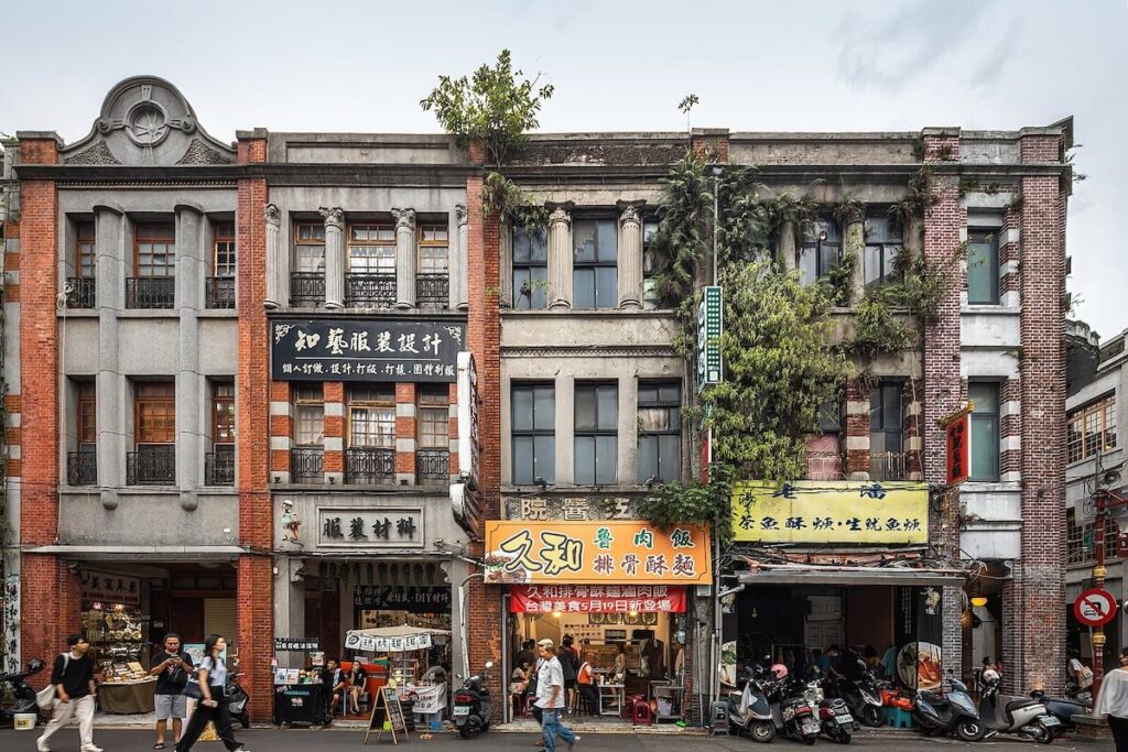 old building in Dihua Street, Taipei
