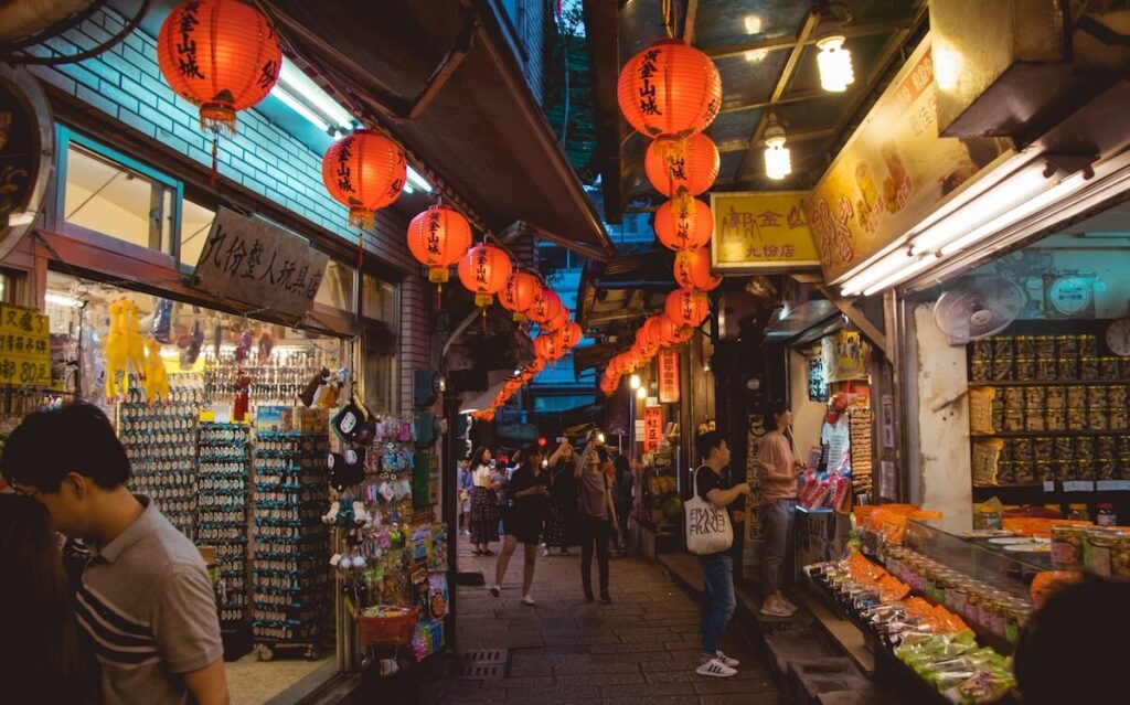 alley at Jiufen Old Street