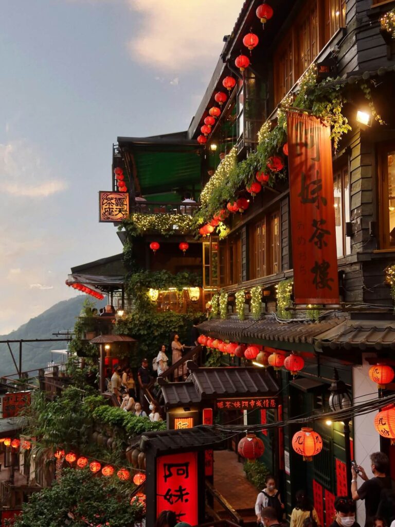 famous teahouse at Jiufen Old Street
