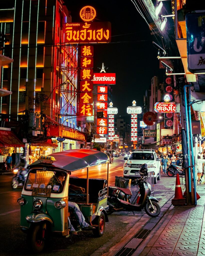 tutktuk at Bangkok Chinatown