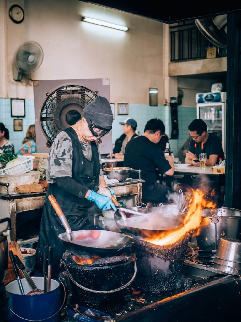 Jay Fai cooking