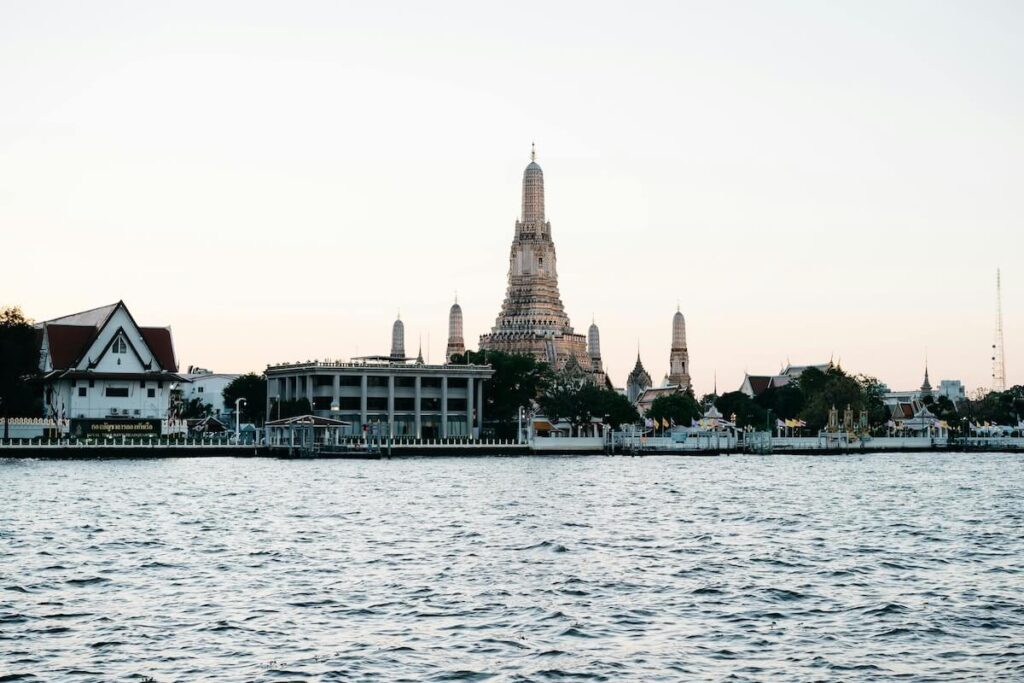 Wat Arun view from across the river