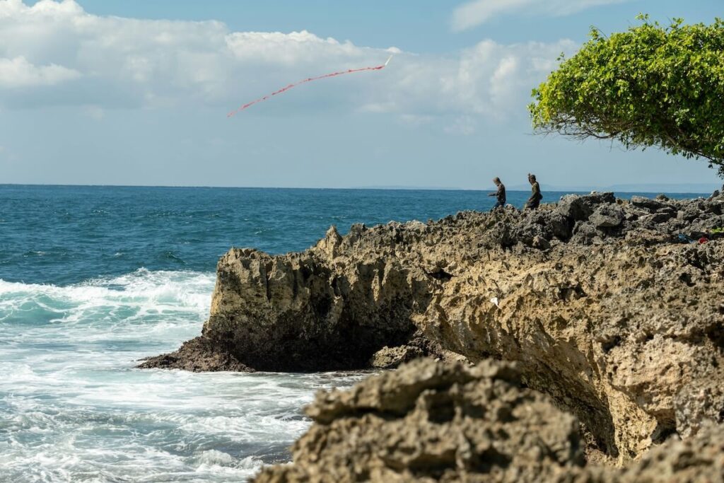 waves in Nusa Dua, Bali
