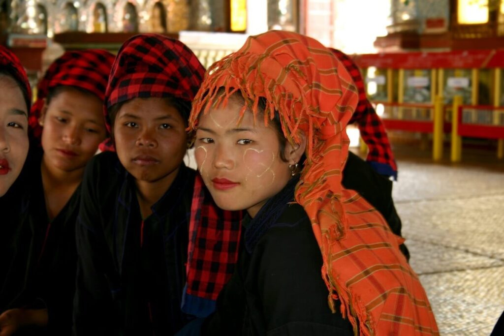 ethnic women in Myanmar