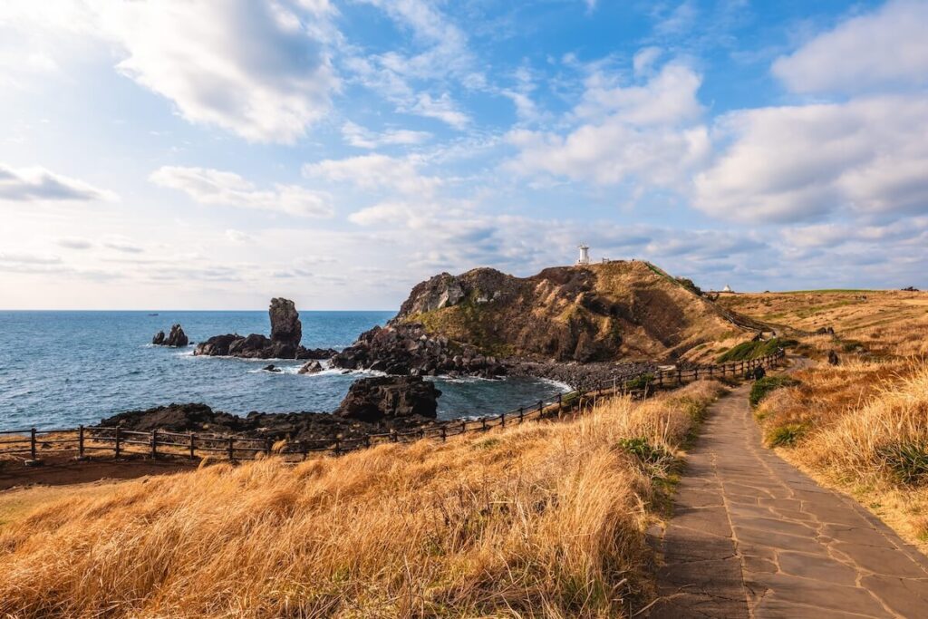Scenery of Seopjikoji located in Jeju Island