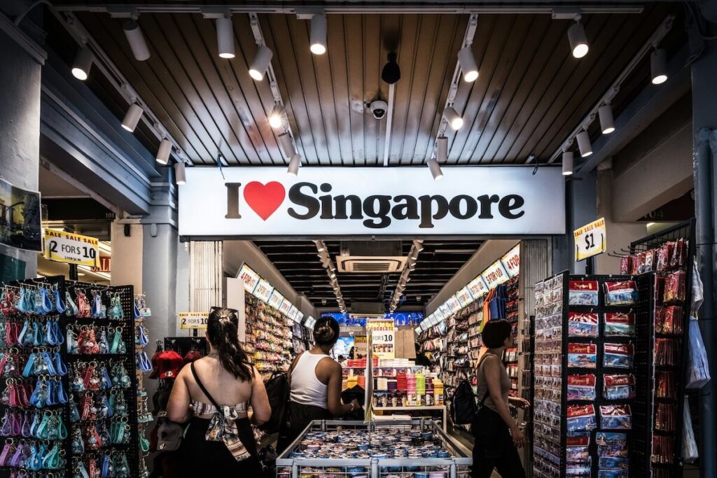 souvenir shop in Singapore