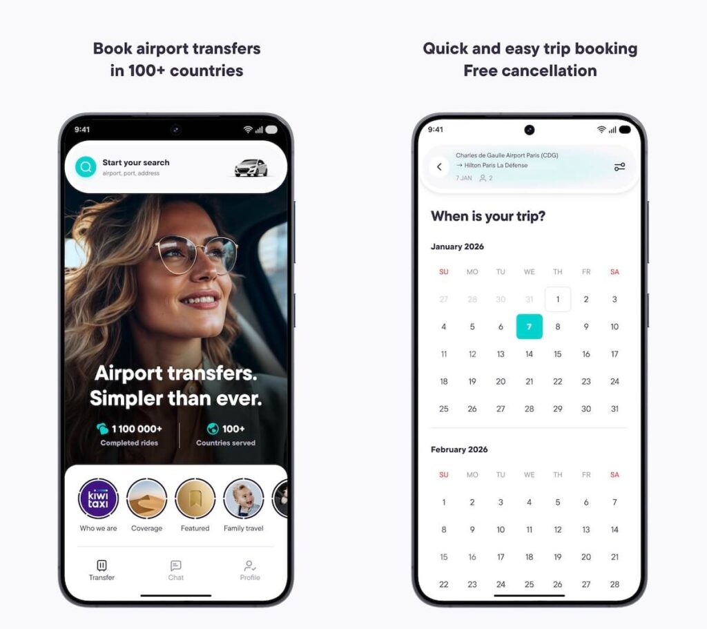 Book affordable airport transfers on Kiwitaxi