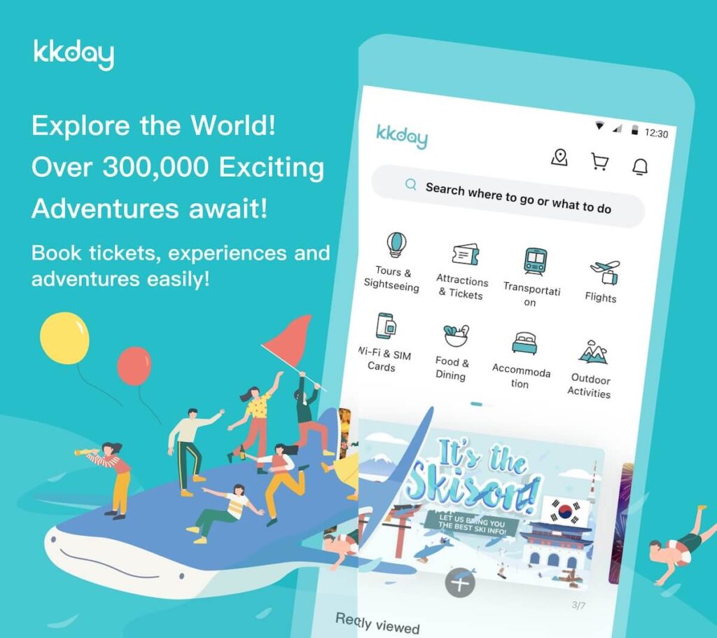 Find tours, activities, transportation, and more on KKday