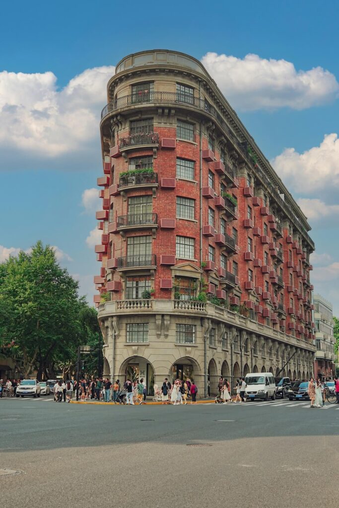 Wukang Building on a fair day
