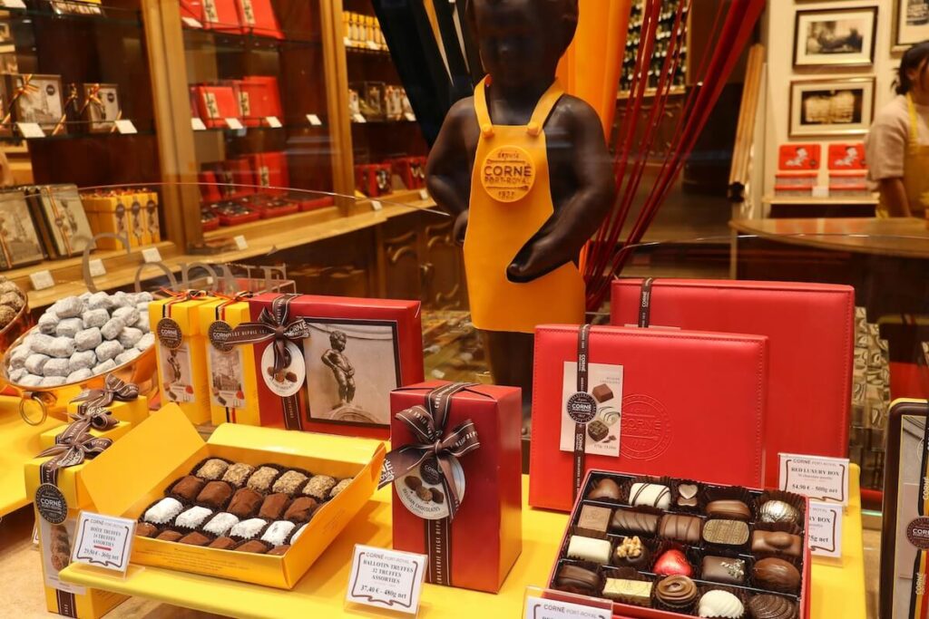 chocolate store in Brussels, Belgium