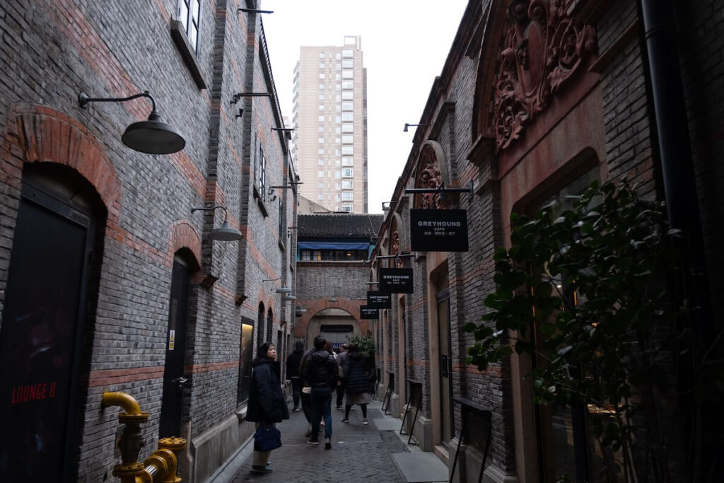 shikumen buildings in Xintiandi