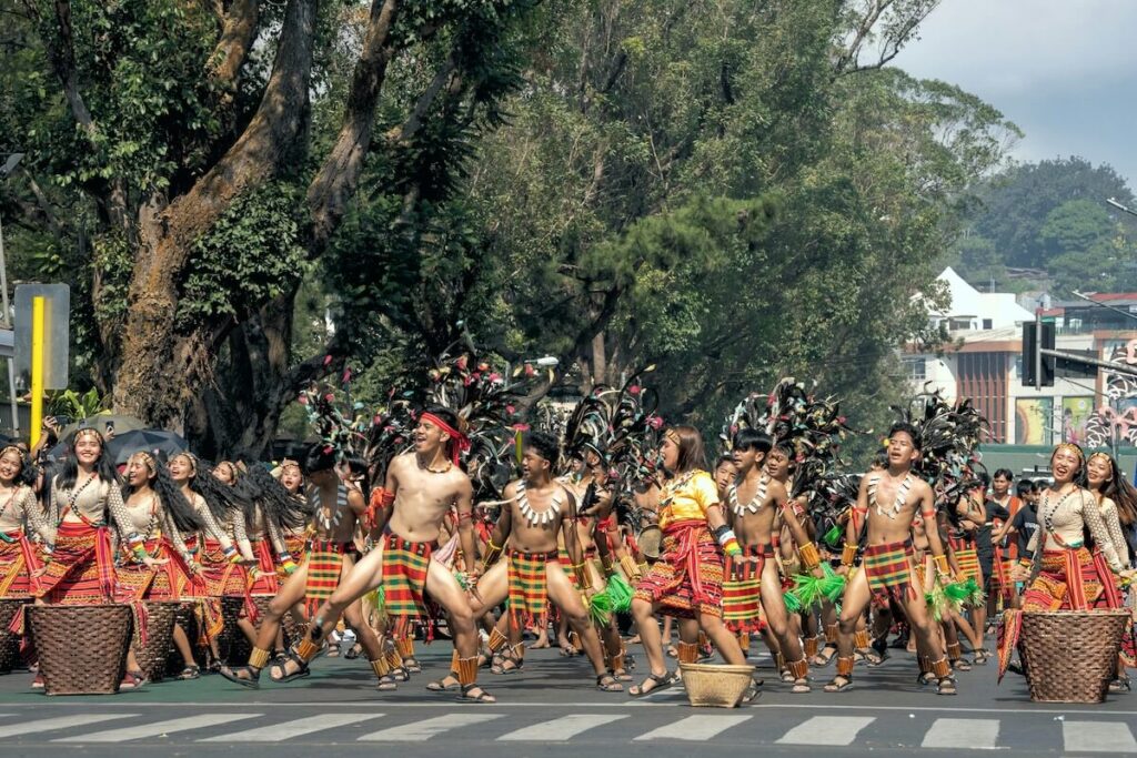 ethnic dance during a festival in Baguio