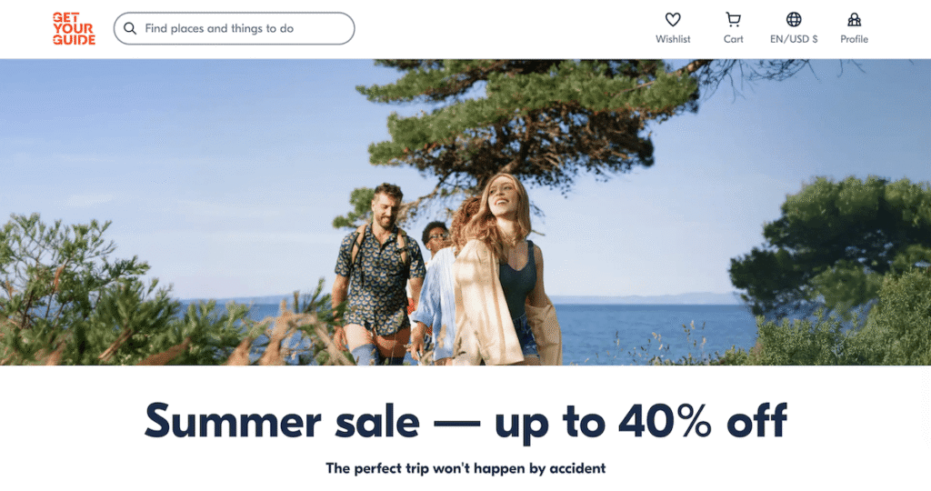 Find discounts on summer tours and activities on GetYourGuide