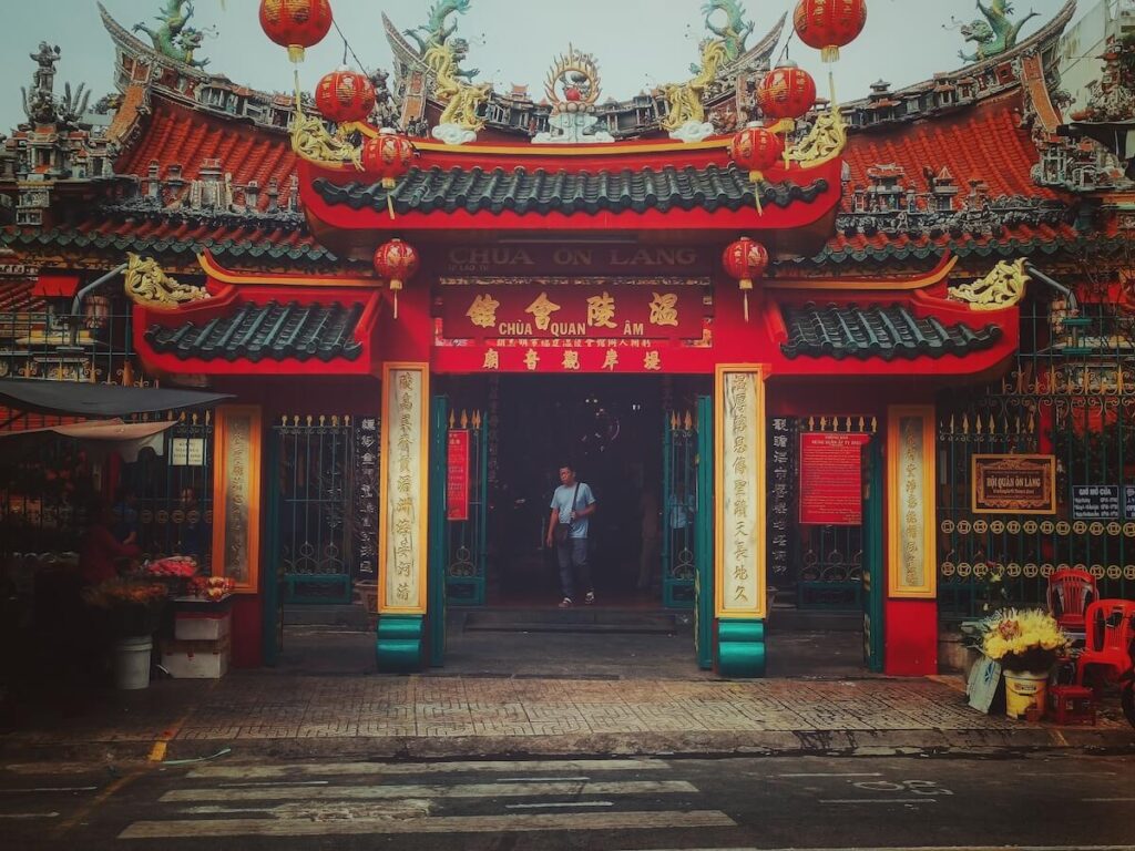 Quan Lam Temple in Cholon, Ho Chi Minh City
