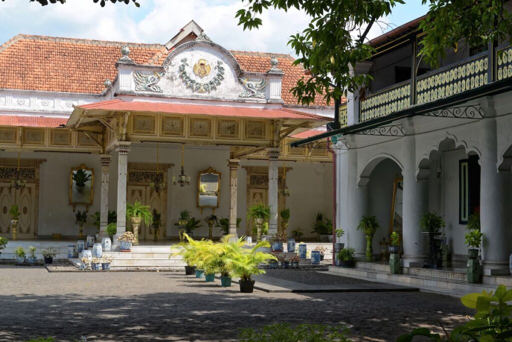 facade of Kraton in Yogyakarta