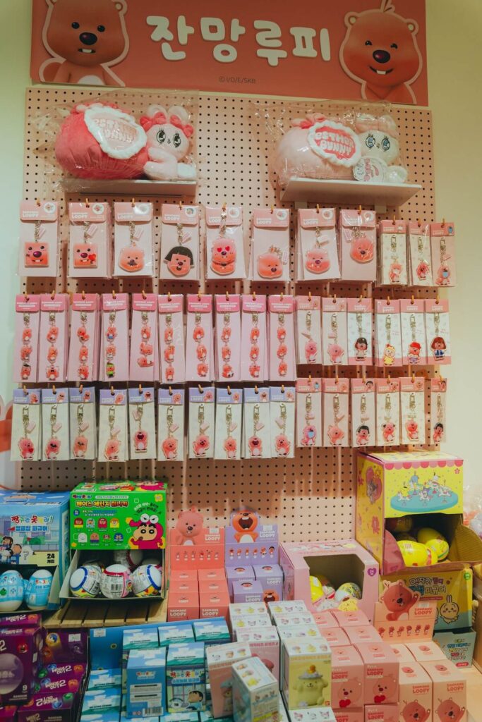 Korean characters merchandise