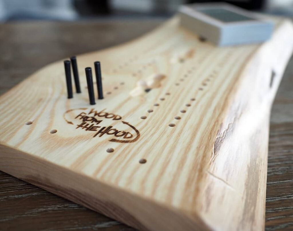 wooden board from Wood from the Hood