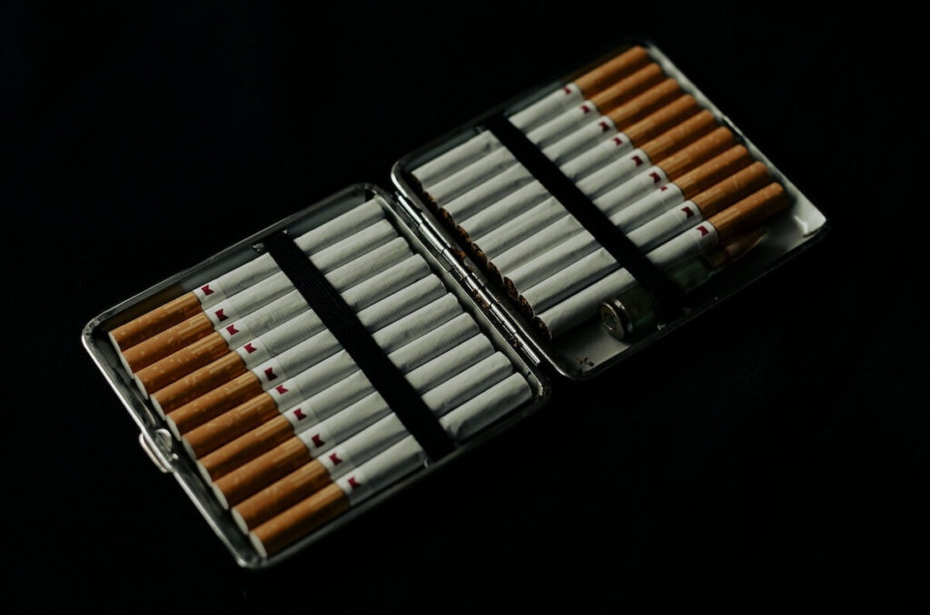 cigarettes in hard case