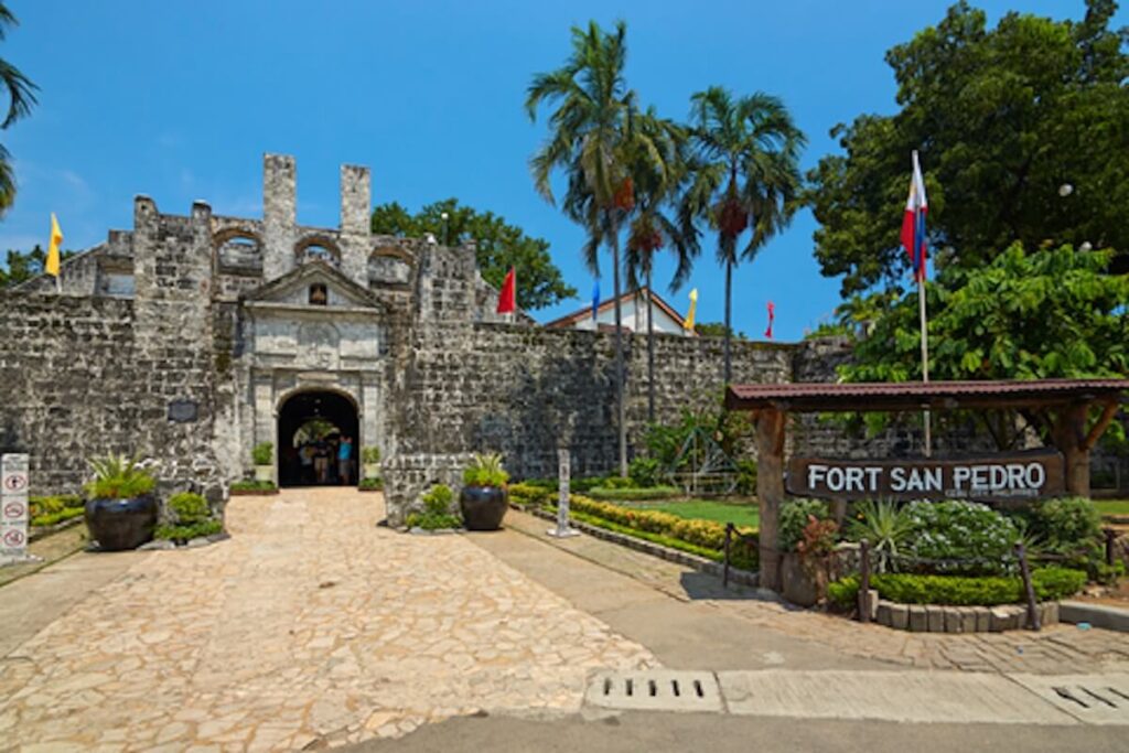 facade of Fort San Pedro in Cebu